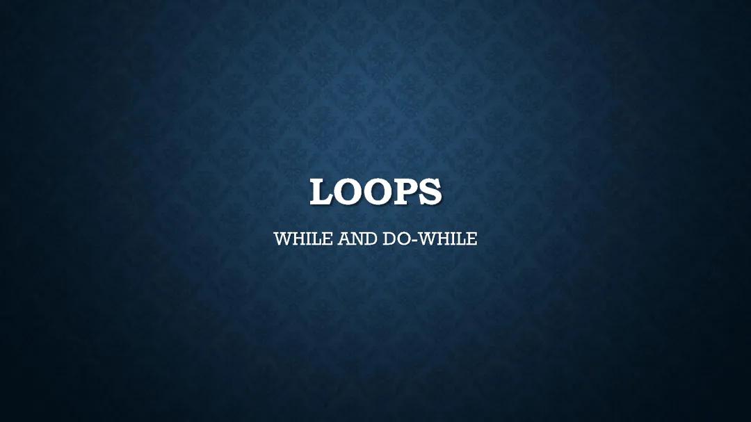 Loop statements java programming