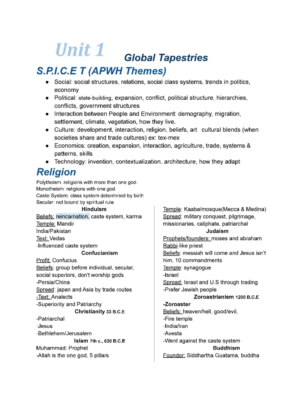 AP World History AMSCO Notes & Resources: PDFs, Quizlets, and More!