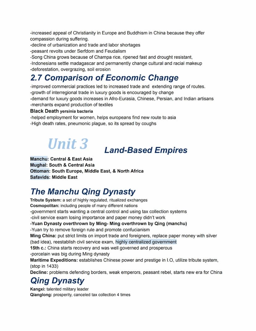 Unit 1
S.P.I.C.E T (APWH Themes)
● Social: social structures, relations, social class systems, trends in politics,
economy
Political: state-