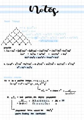 Know Pascal's Triangle and Binomial Theorem thumbnail