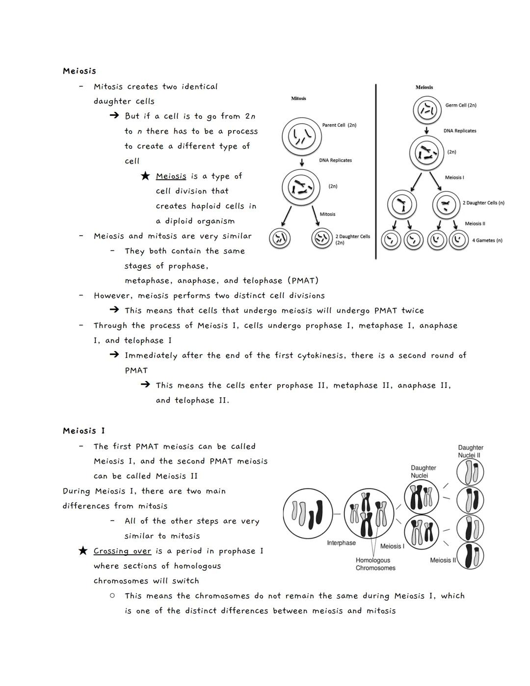 Chromosomes
Meiosis
The human body has 23 pairs of chromosomes.
Cells that have 46 chromosomes are called
somatic cells
O In these cells, th