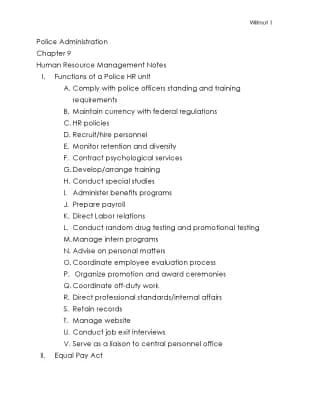 Know Police Admin: Intro to Human Resource Management  thumbnail