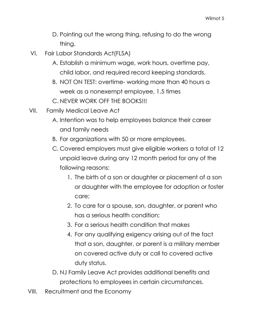 Police Administration
Chapter 9
Human Resource Management Notes
I. Functions of a Police HR unit
II.
A. Comply with police officers standing