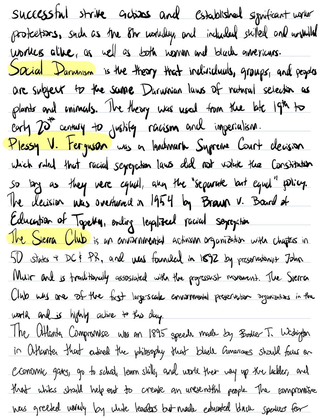 APUSH UNIT SIX IMPORTANT TERMS:

47 indudes definition + relevance

The New South Was a vision for the post civil war South.
that included a