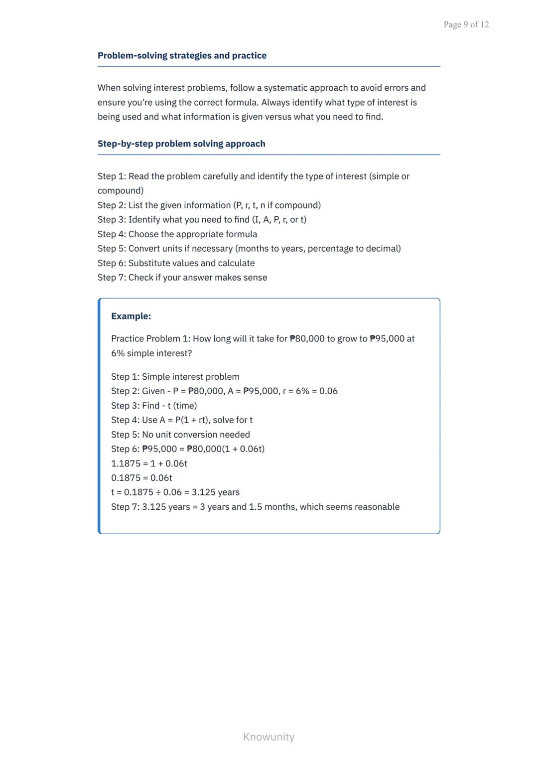 Simple and Compound Interest: Savings and Loans in Business Math
Master interest calculations for savings accounts and loan
payments
What yo