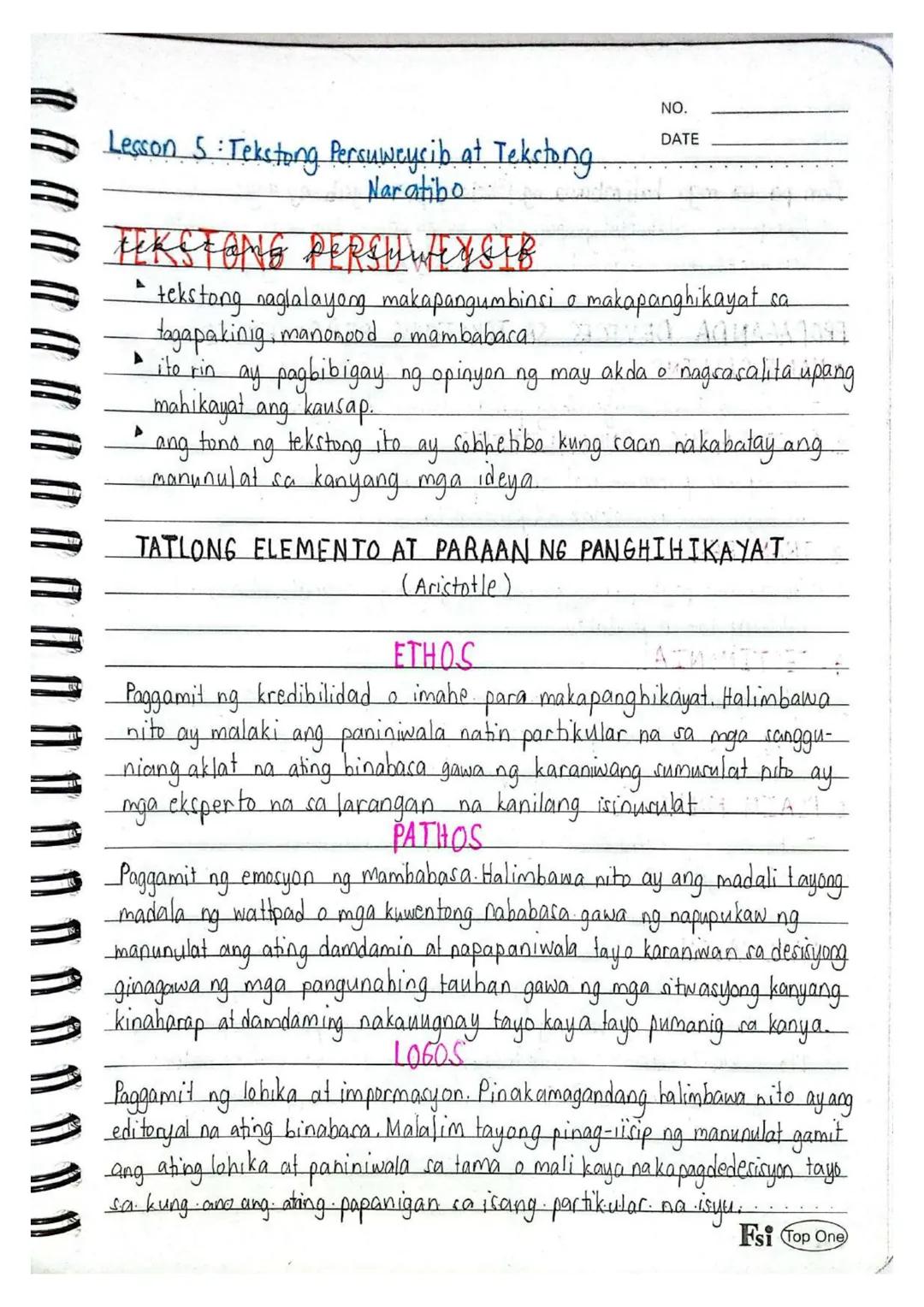 NO.
DATE
Lesson 1
Batayang Kaalaman sa Mapanuring Pagbasa
Ano ang Kahulugan ng Pagbabasa?
Lito ay proseso ng pag-aayos, pagkuha, at pag-unaw