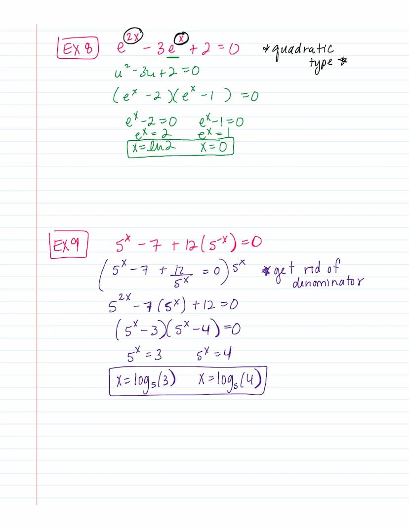 4.5 Notes Solving
Thursday, September 23, 2021
Notes 9/23
4.5: Solving Log + Exp. Equations
Strategies / Scenarios
Isolate
4
(5)
9:47 AM
log