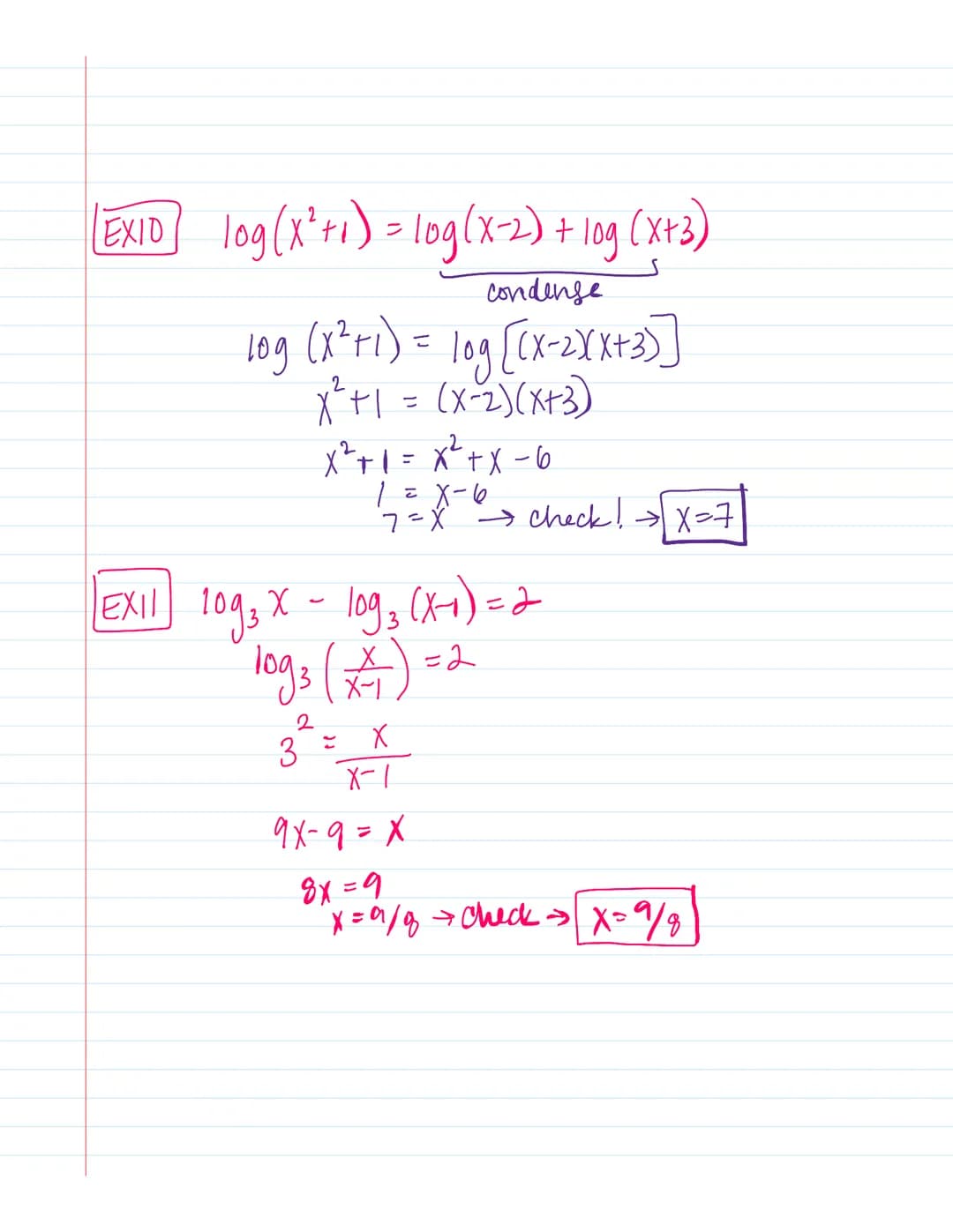 4.5 Notes Solving
Thursday, September 23, 2021
Notes 9/23
4.5: Solving Log + Exp. Equations
Strategies / Scenarios
Isolate
4
(5)
9:47 AM
log