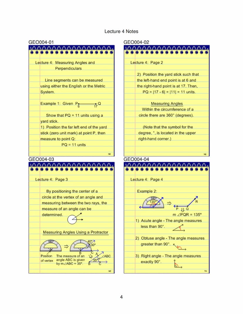 
<p><strong>Lecture 1: Introduction - Points, Segments, and Length</strong></p>
<h3 id="basicgeometryconcepts">Basic Geometry Concepts</h3>
