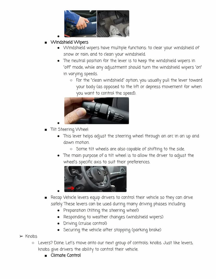 Instrument Panel (Pre-knowledge)
➤ Because of its many options, a machine as complicated as a vehicle can be overwhelming.
Different makes a