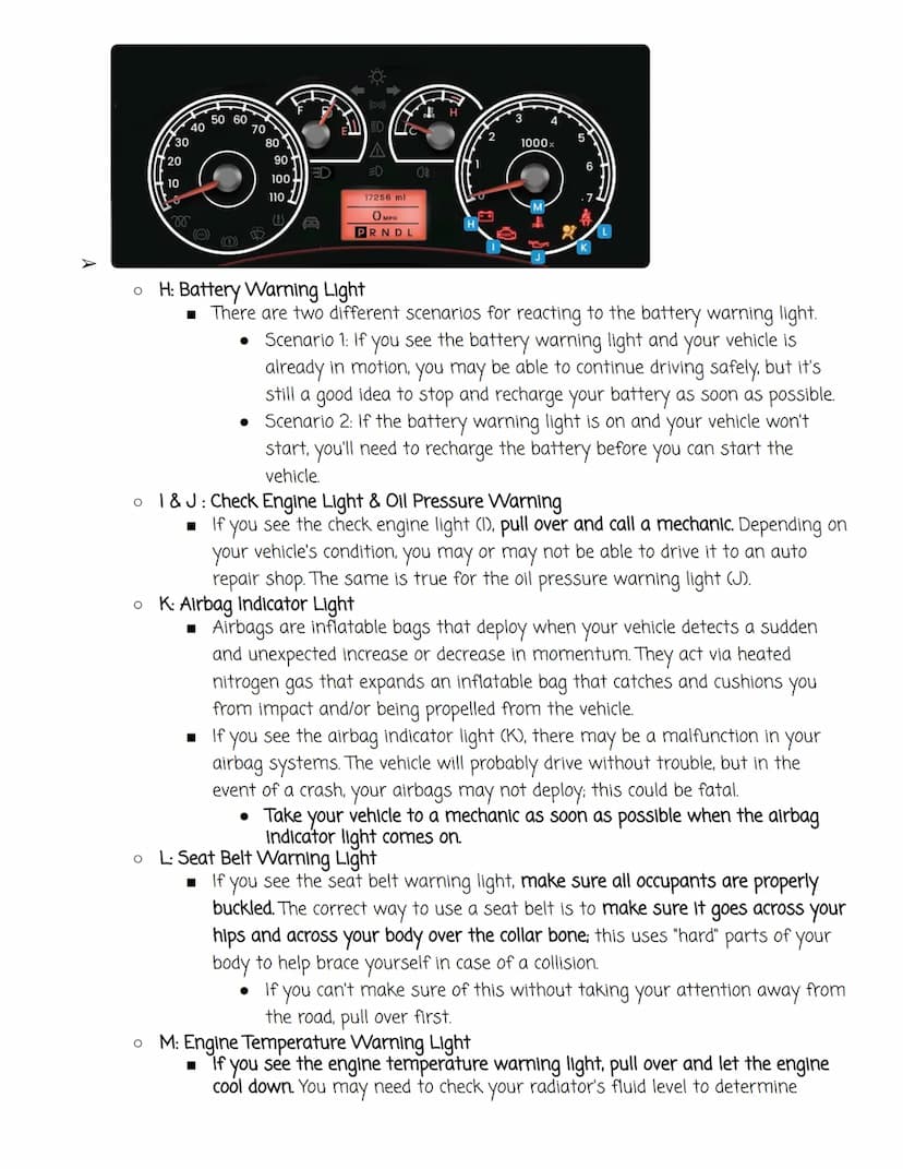 Instrument Panel (Pre-knowledge)
➤ Because of its many options, a machine as complicated as a vehicle can be overwhelming.
Different makes a
