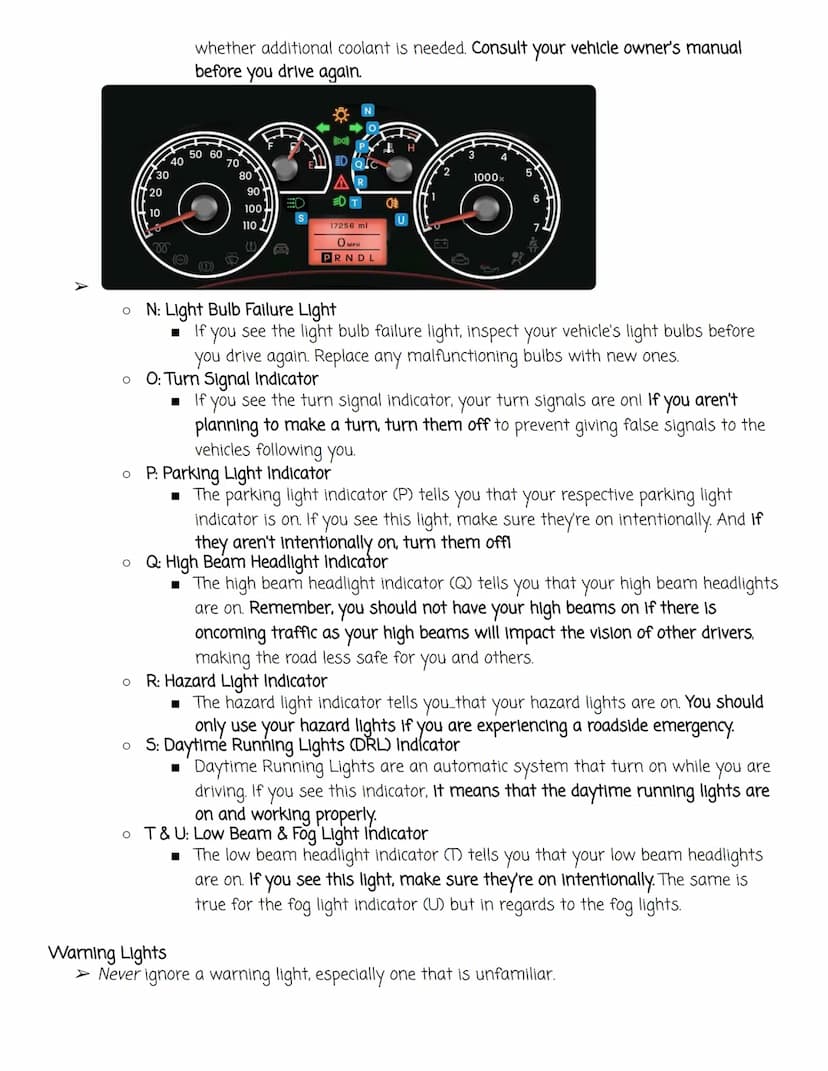 Instrument Panel (Pre-knowledge)
➤ Because of its many options, a machine as complicated as a vehicle can be overwhelming.
Different makes a