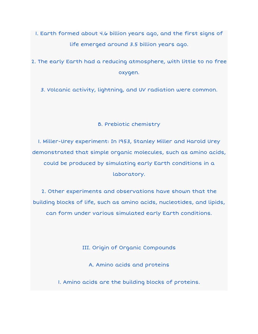 7.13 Origin of Life on Earth

electrodes

direction of circulation

gas inlet

heat source

I. Introduction

A. The origin of life on Earth 