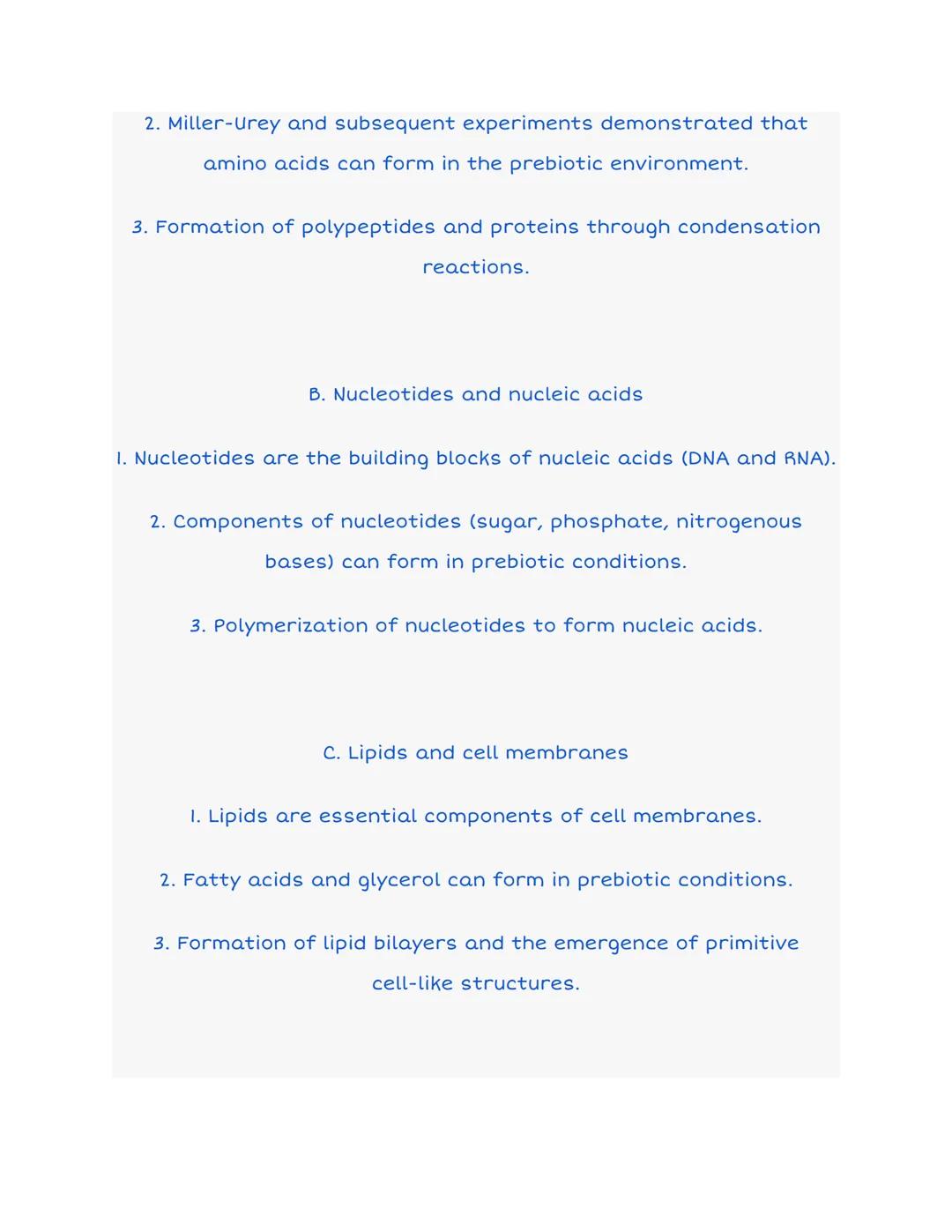 7.13 Origin of Life on Earth

electrodes

direction of circulation

gas inlet

heat source

I. Introduction

A. The origin of life on Earth 