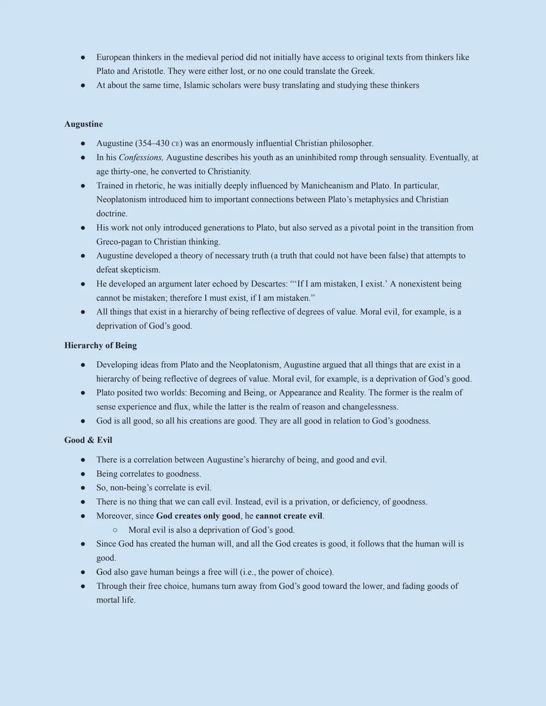 Intro To Philosophy
Chapter 6
Eurocentrism - Focusing on European culture or history to the exclusion of a wider view of the
world; implicit