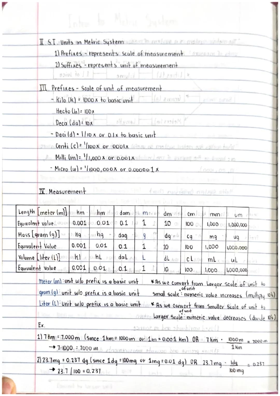 Intro to Metric System
All around us, we are constanly making measurements; we measure weight.
height, volume, and time, etc..
-How we measu