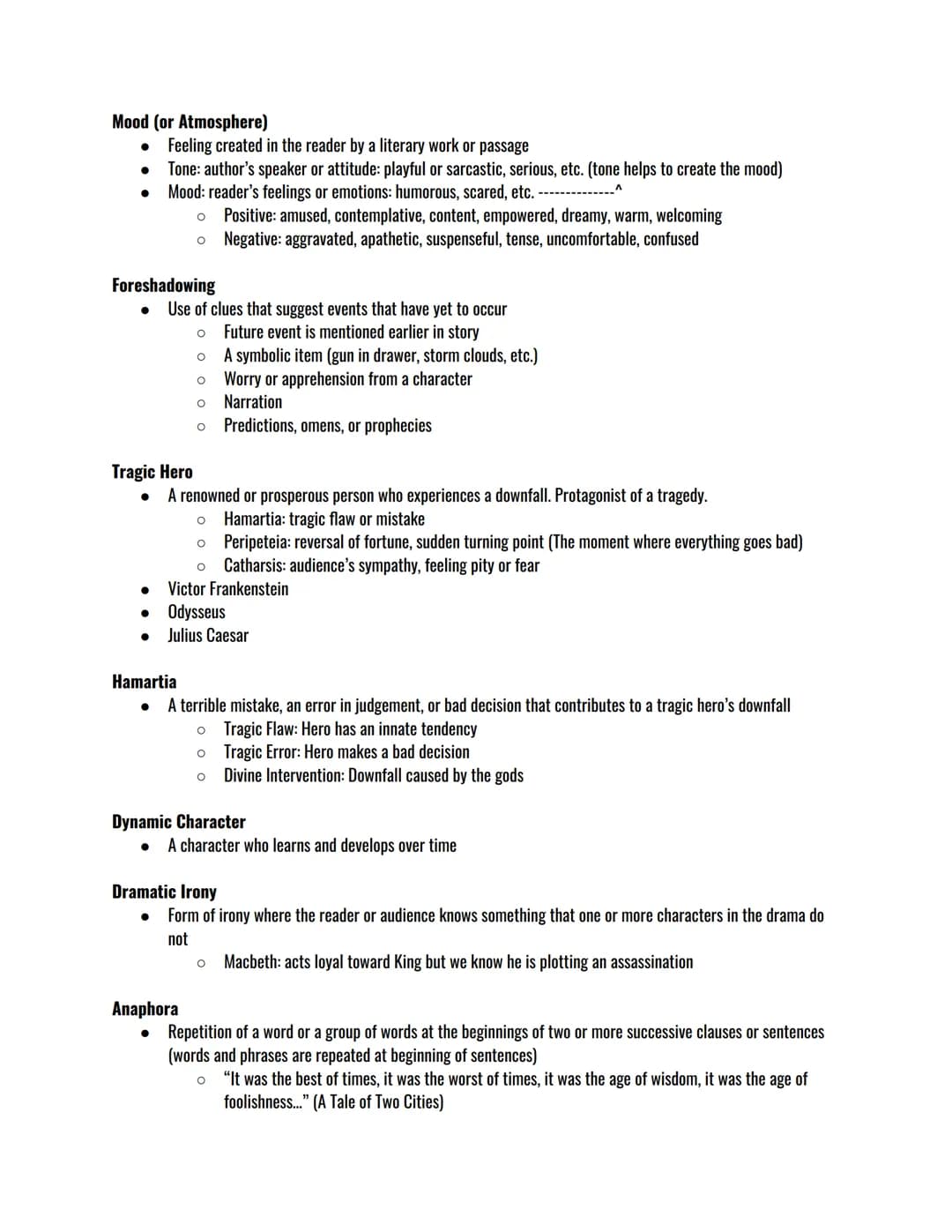 Bella Nesci
World Lit Notes
Literary Devices
9.16.20
Theme:
● central message or insight revealed through a literary work
Motif:
Example:
Th