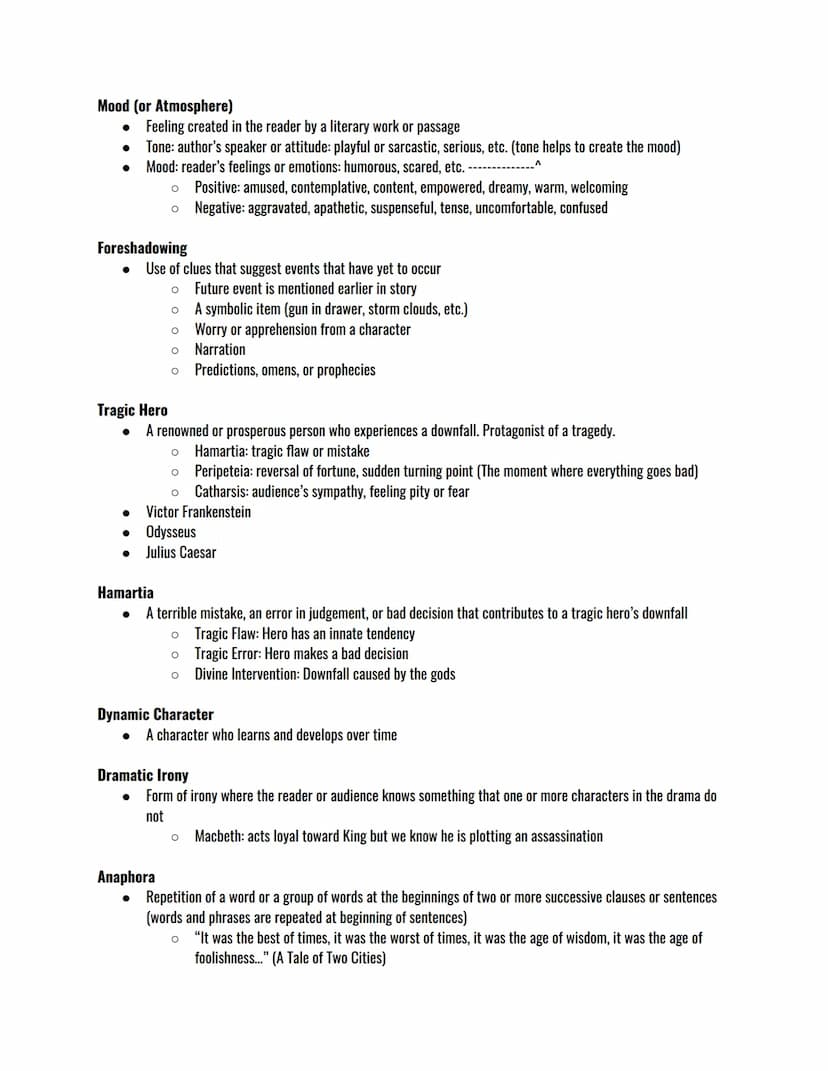 Bella Nesci
World Lit Notes
Literary Devices
9.16.20
Theme:
● central message or insight revealed through a literary work
Motif:
Example:
Th