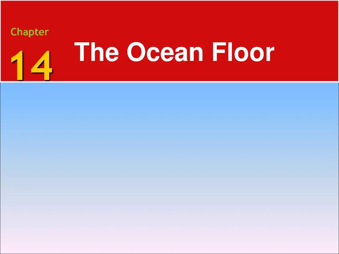 The Ocean Floor