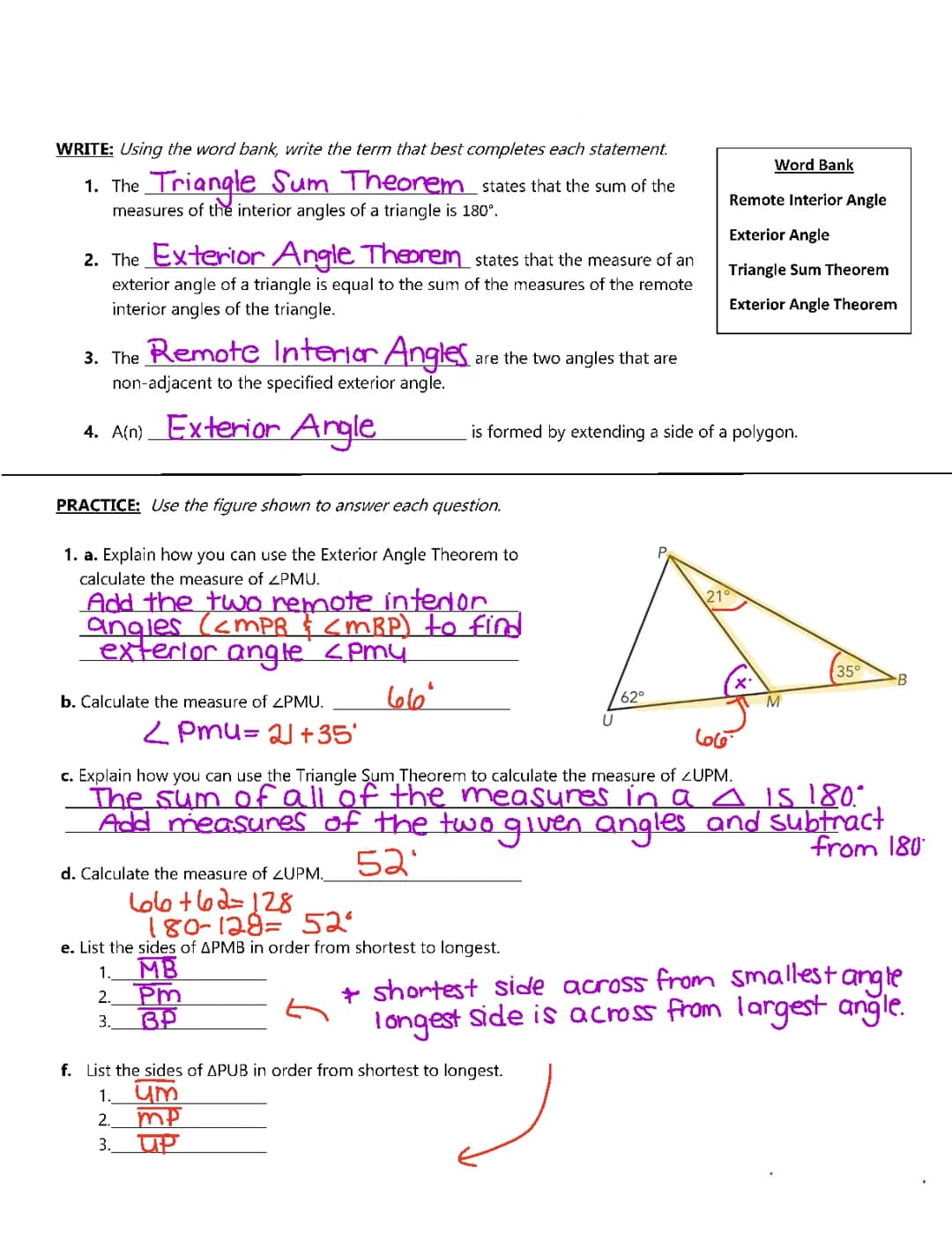 Solving missing Angles