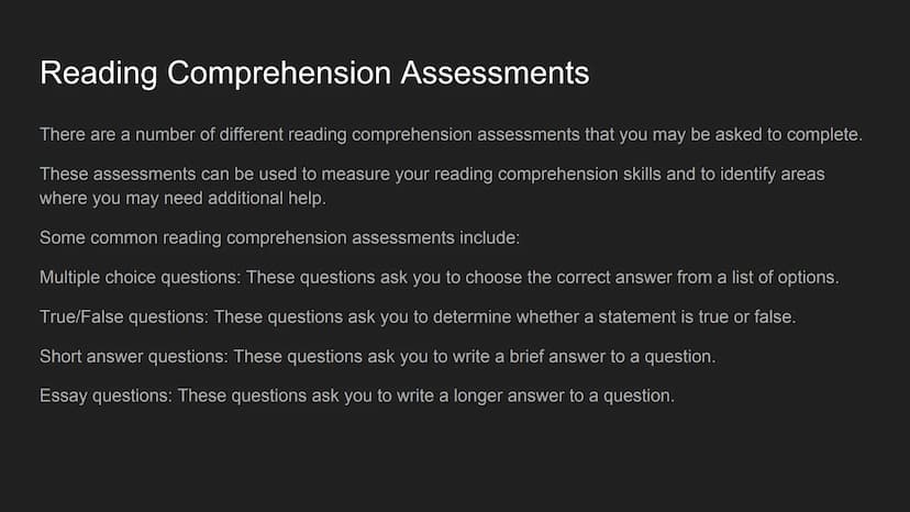 Reading comprehension
Introduction What is Reading Comprehension?
Reading comprehension is a complex skill that involves a number of differe