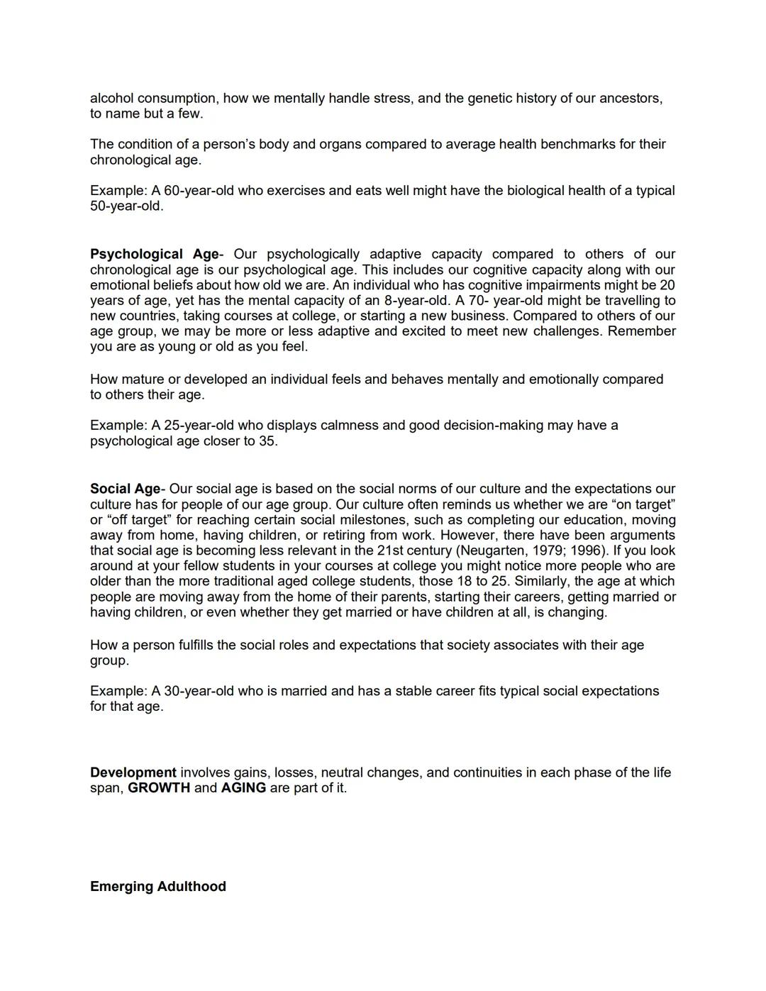 Overview of Developmental Psychology
Development is a systematic changes and continuities on the individual that occur between
conception an