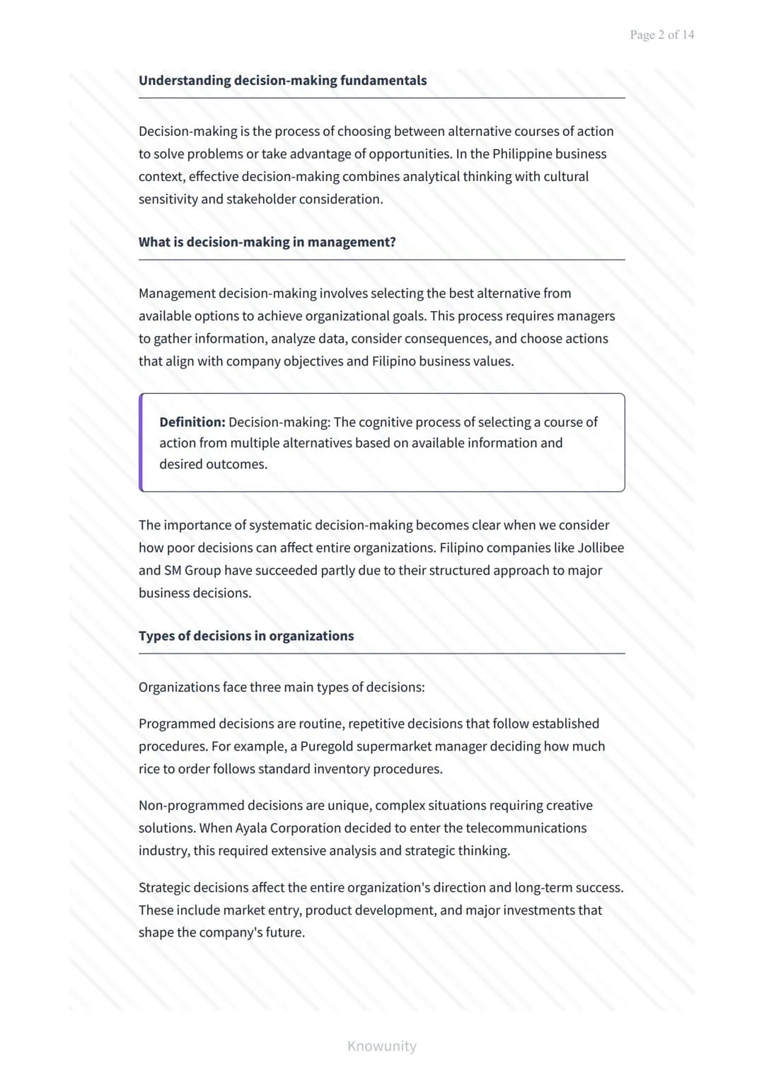 Decision-Making Process and Strategic Management Techniques
Master decision-making frameworks and strategic planning
methods
What You'll Lea