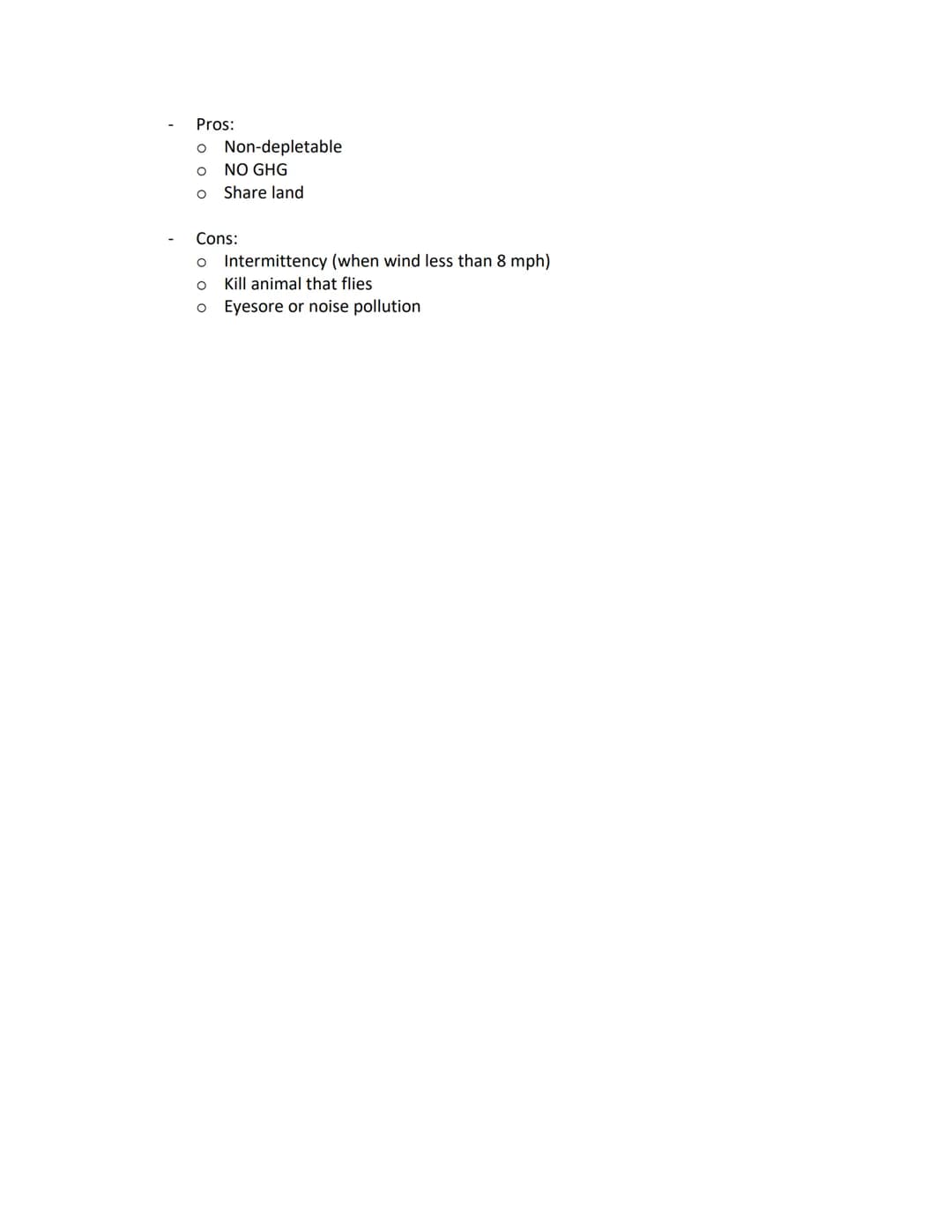 AP Environmental Science
Energy Types Notes
6.7 Biomass Energy
●
Biomass - organic matter burned for heat (heating homes/cooking)
Subsistenc