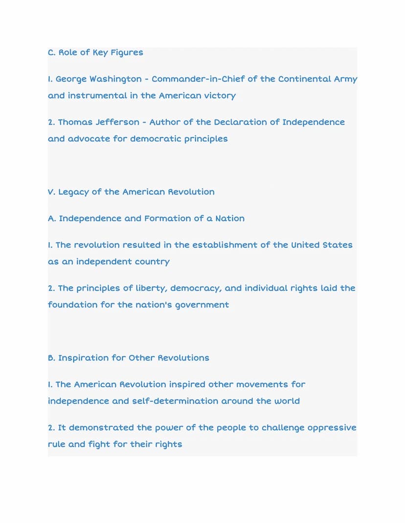 Review of the American Revolution
I. Introduction
:76
Grade 8
A. The American Revolution was a war fought between Great Britain
and thirteen