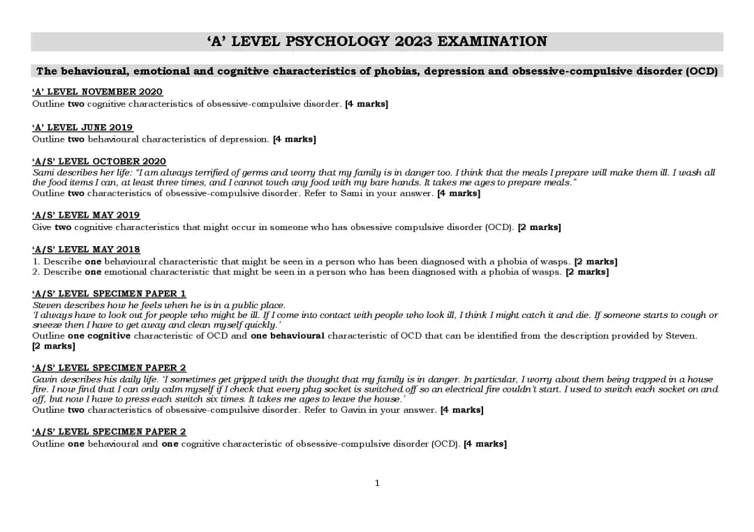 Understanding OCD, Depression, and Phobias: Simple Psychology for Kids