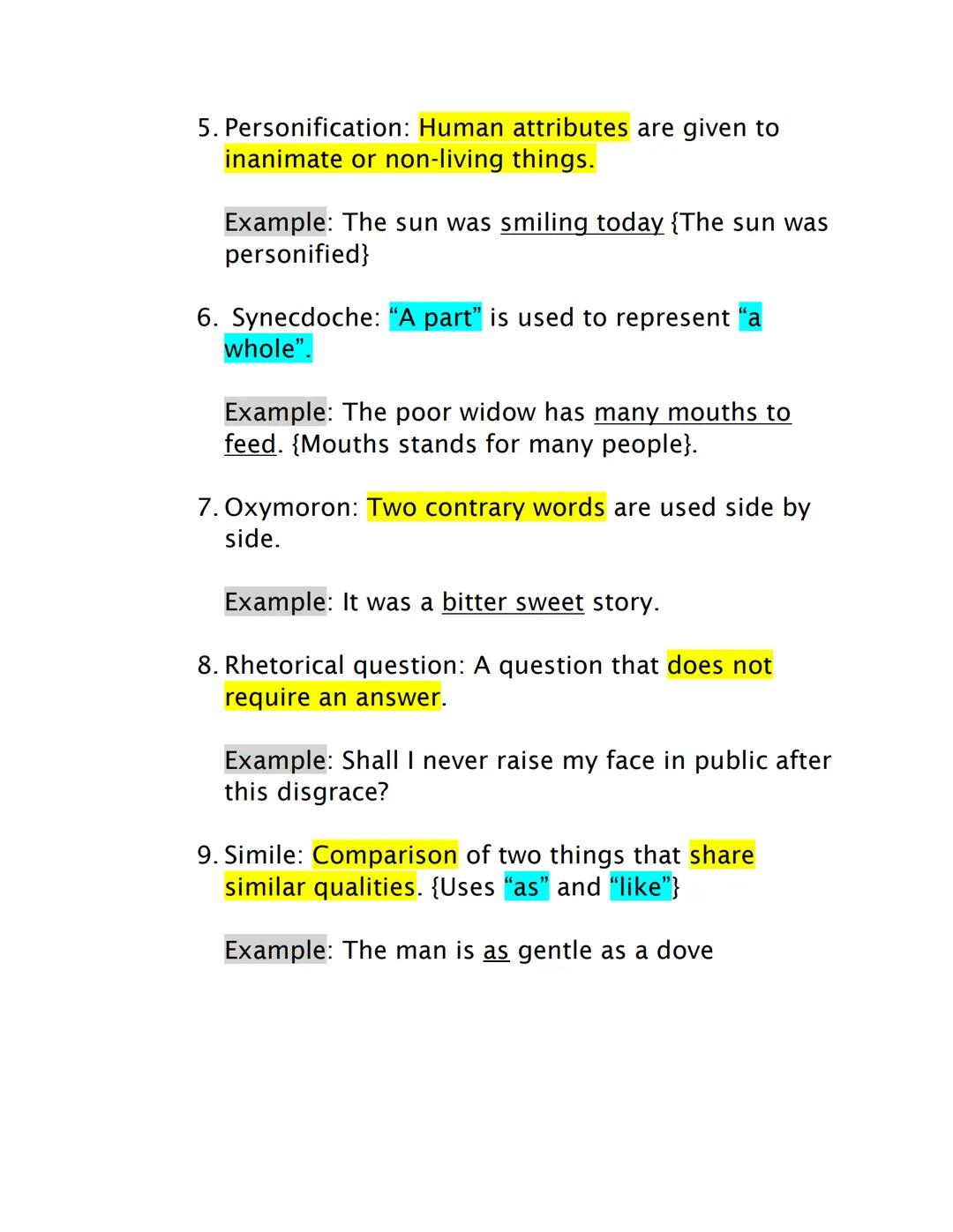 FIGURES OF SPEECH 1
• What are figures of speech?
Figures of speech refers to the speech or expressions
which carry the picture of something