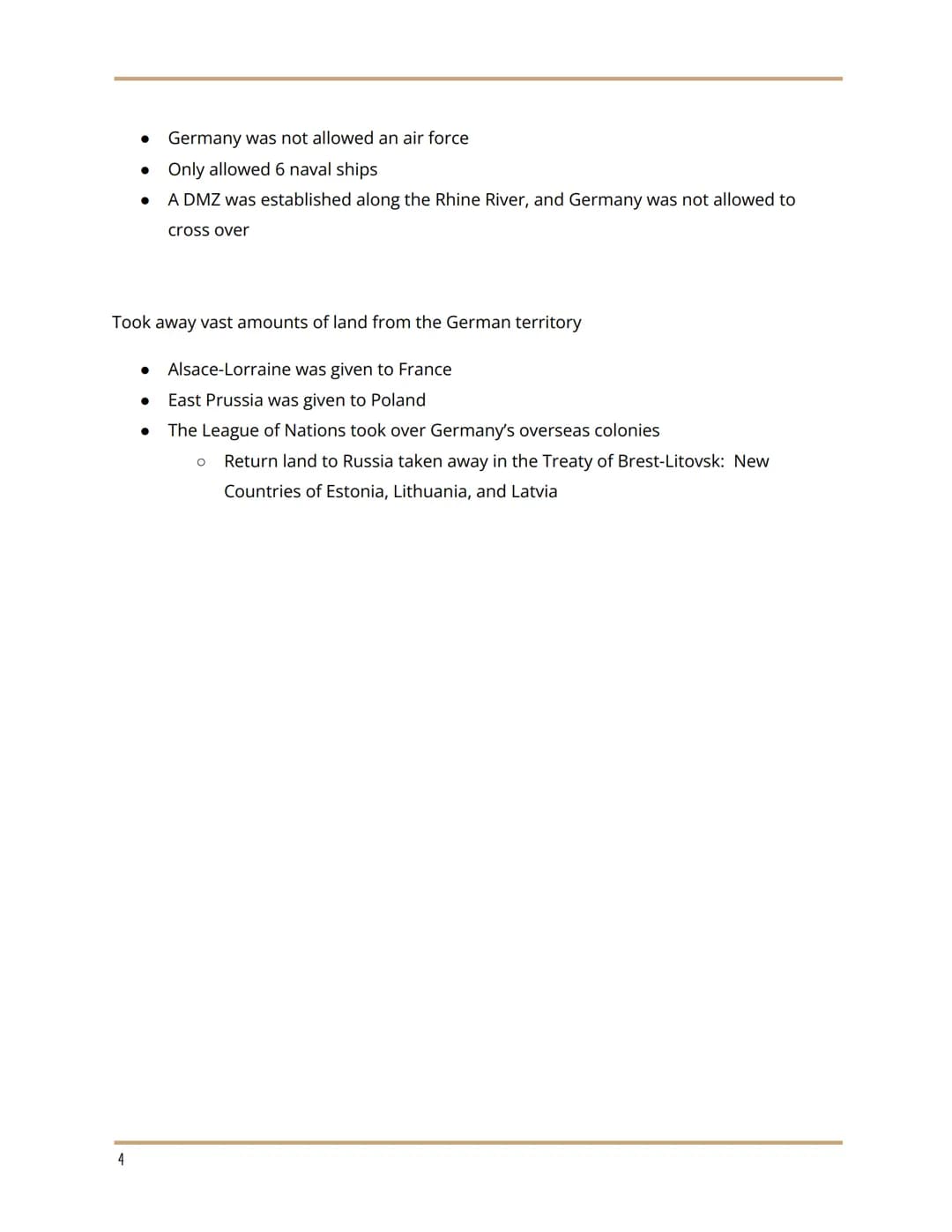 The Treaty of Versailles
The End of WWI
What is the purpose of a peace treaty?
To make the people who won the war happy.
What is the signifi