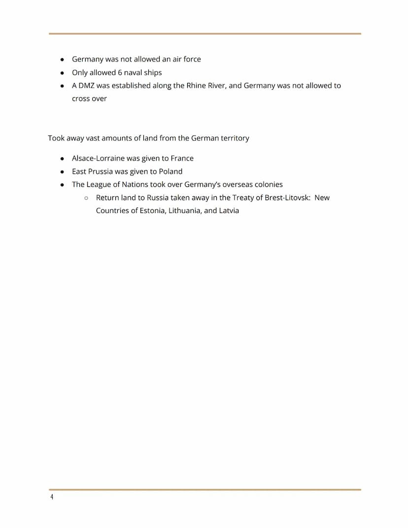 The Treaty of Versailles
The End of WWI
What is the purpose of a peace treaty?
To make the people who won the war happy.
What is the signifi