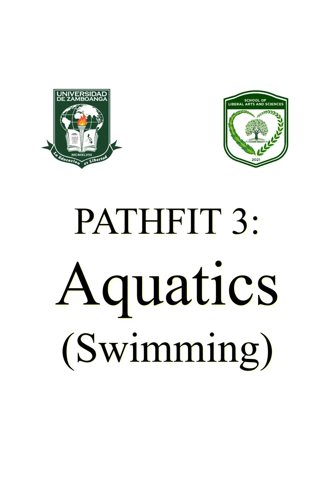 PathFit 3: Comprehensive Swimming Guide