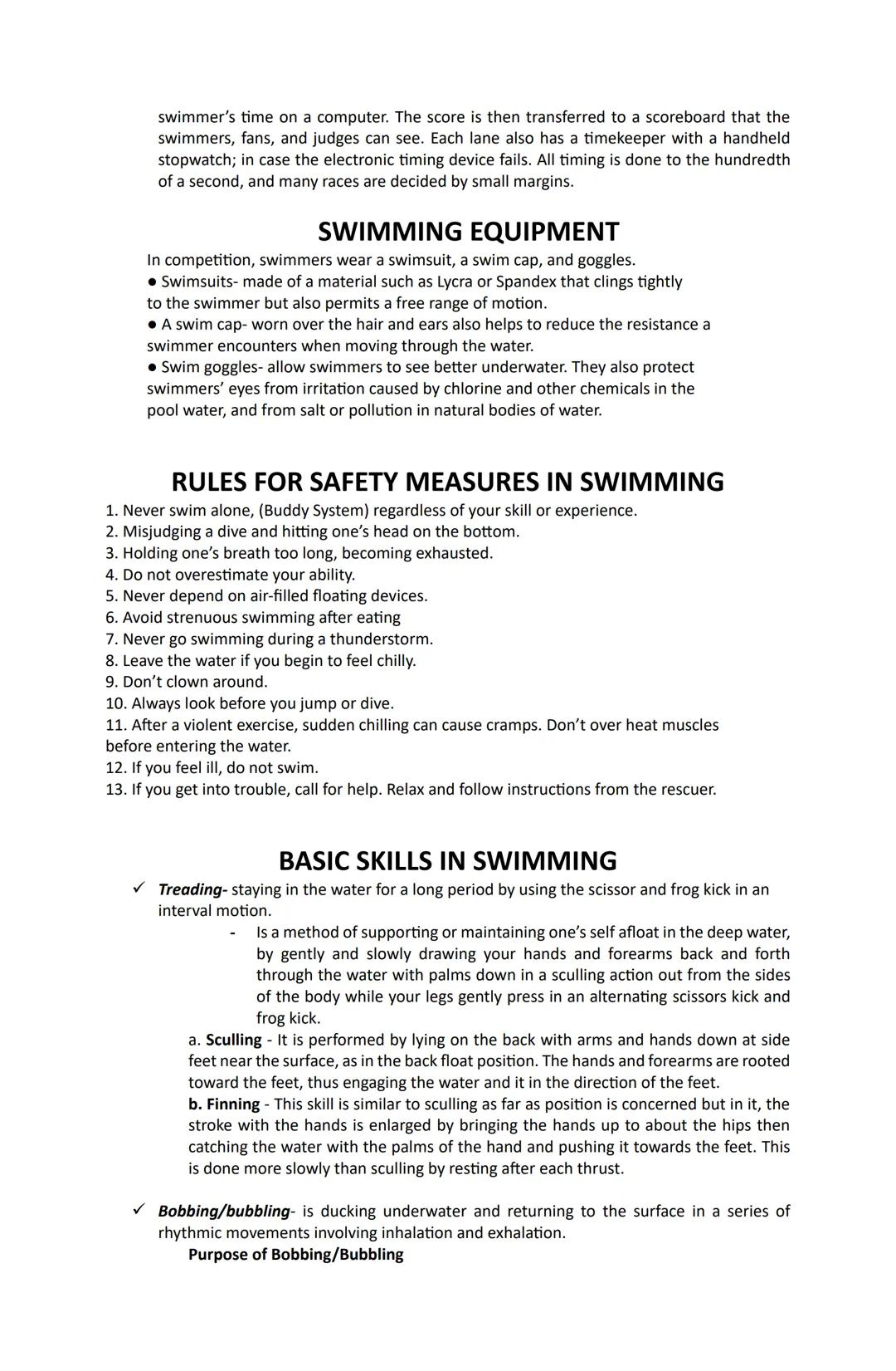 UNIVERSIDAD
DE ZAMBOANGA
SCHOOL OF
LIBERAL ARTS AND SCIENCES
MCMXLVIII
La Educacion es Libertad
2021
PATHFIT 3:
Aquatics
(Swimming) INTRODUC