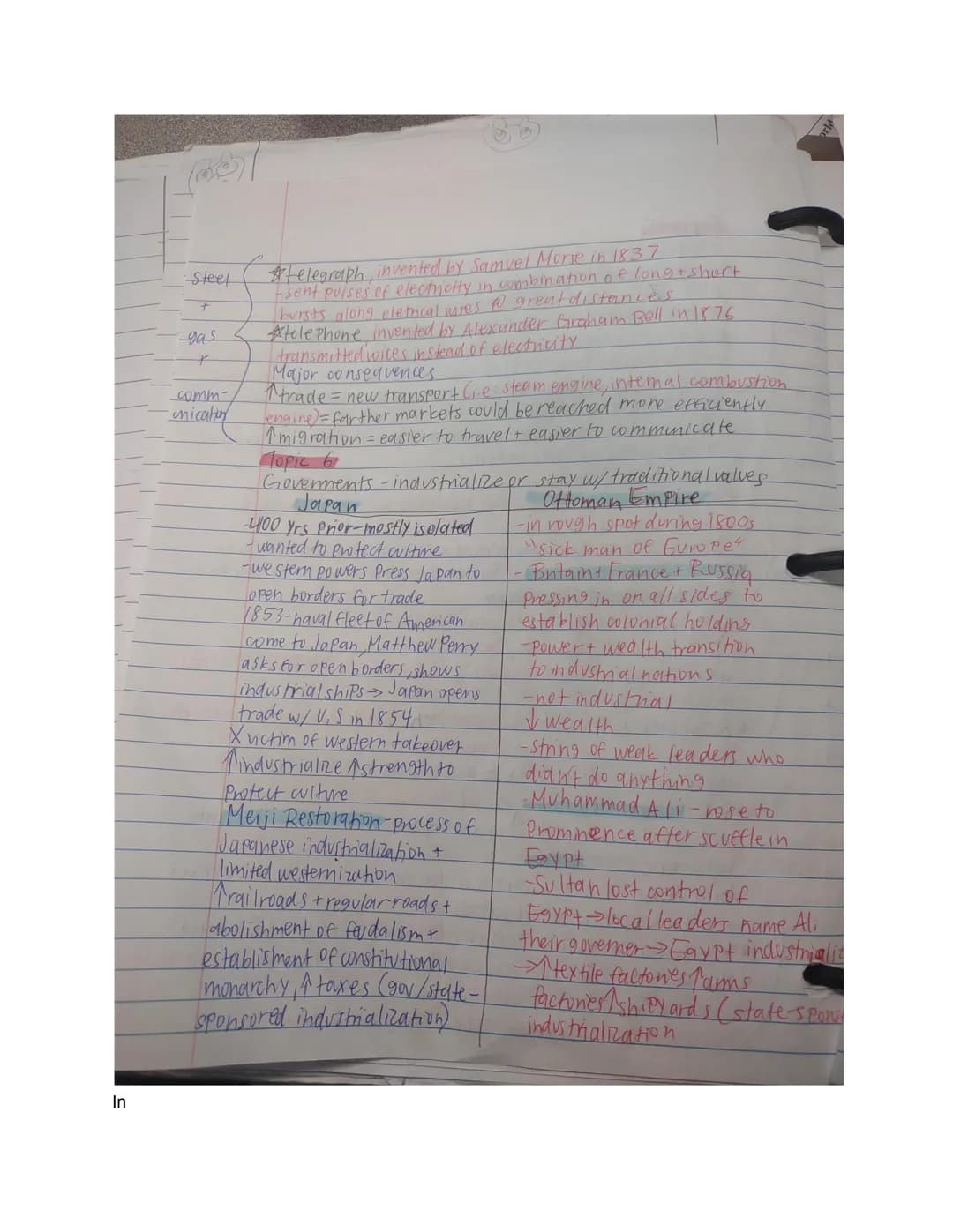 Amsco
1 Unit 5 Topic 1
•Enlightenment reason, intellectual movement
renaissance + scientific revolution.
natural laws
-secularism
- Francis 