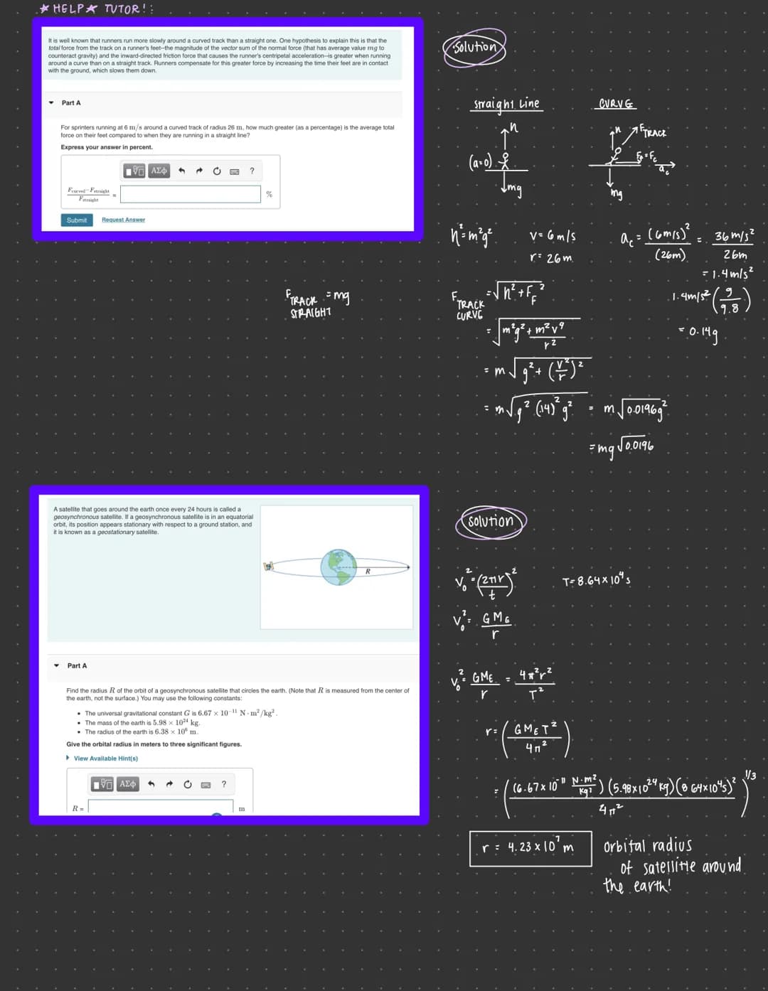- Chapter 6-
Circular Motion
ex:
しも
P
Gm₂ m₂
+²
* Vertical circular
MOTION:
(1)
64k9
CAR
(tives + Road)
EF=
· F₁ = F = mac
"y. N = Mmg =
m1
