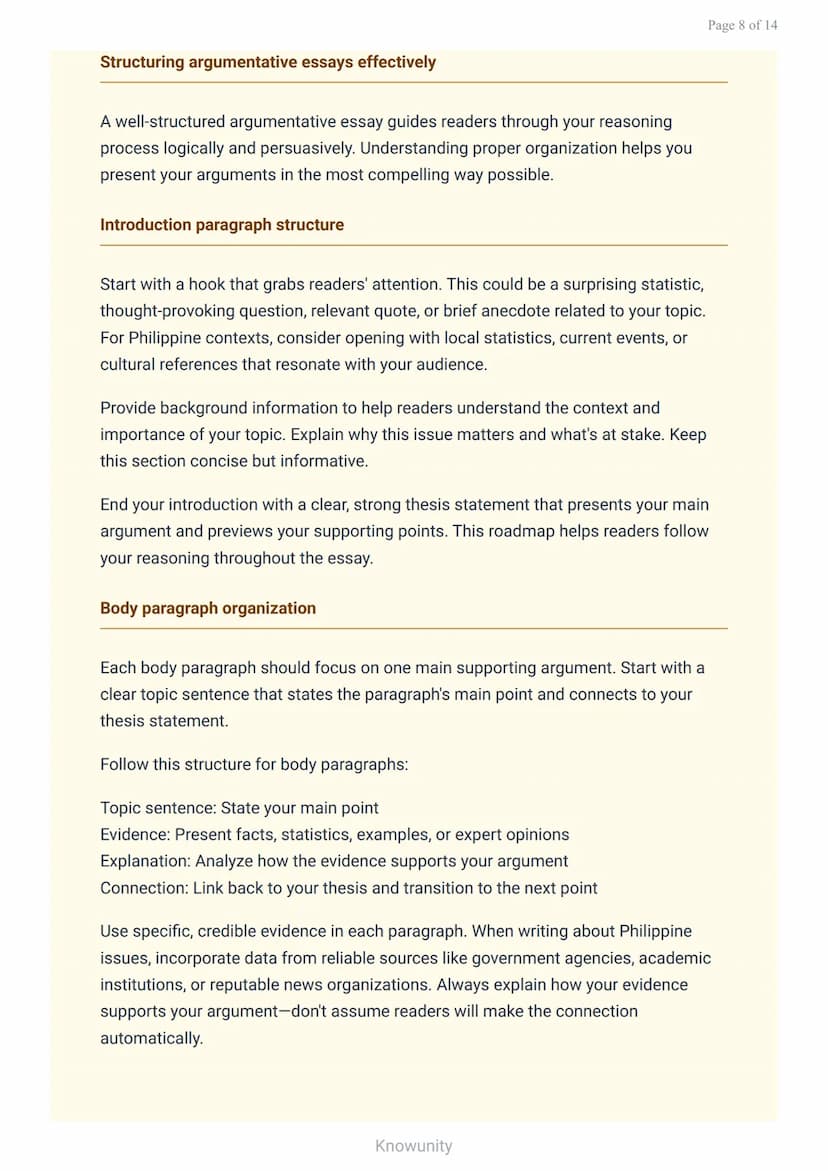 Argumentative and persuasive writing: Building strong arguments
Master techniques for writing compelling argumentative
essays
What you will 
