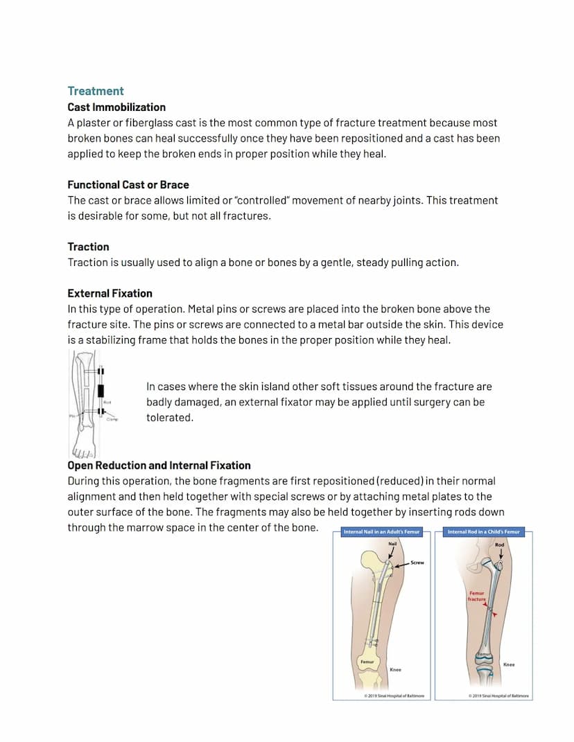 Closed
Chapter 7 - Skeletal Injuries and Diseases
Symptoms
Many fractures are very painful and may prevent you from moving the injured area.