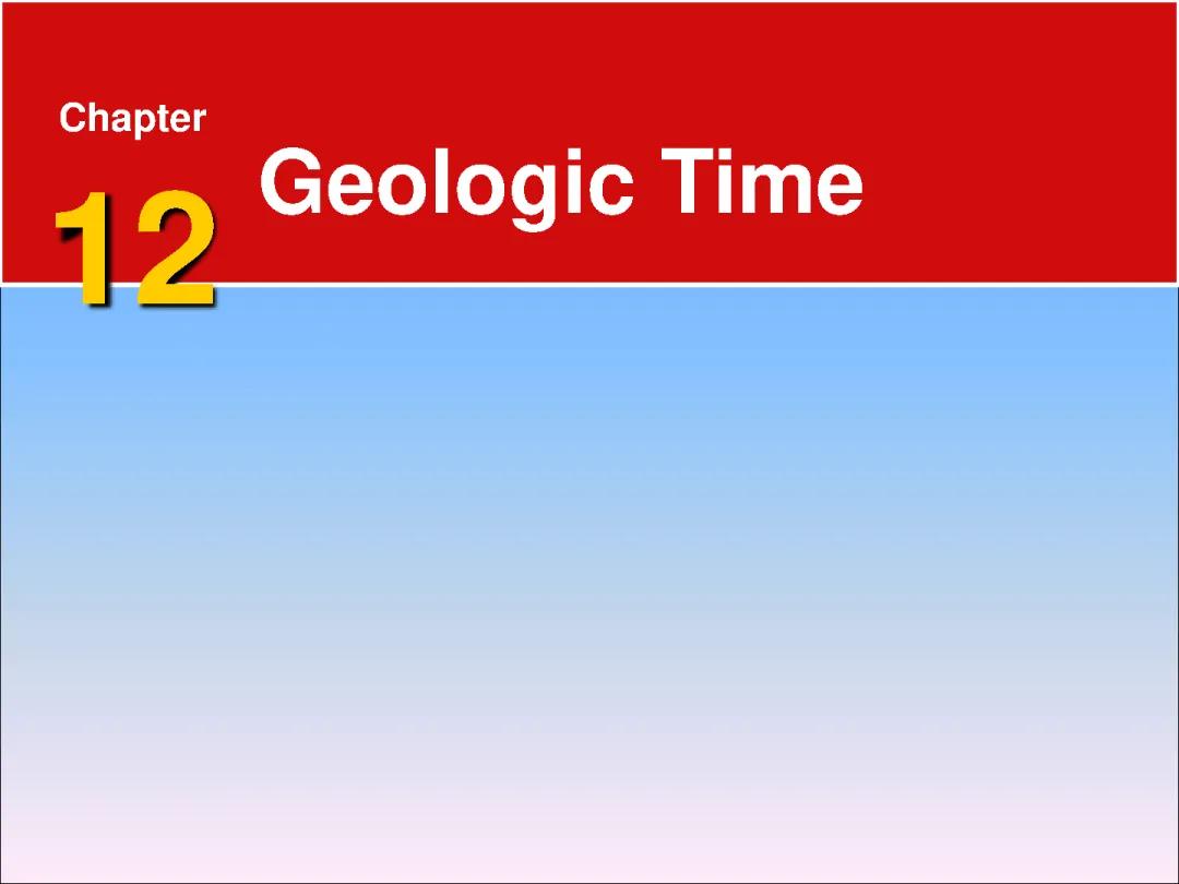 Geologic Time