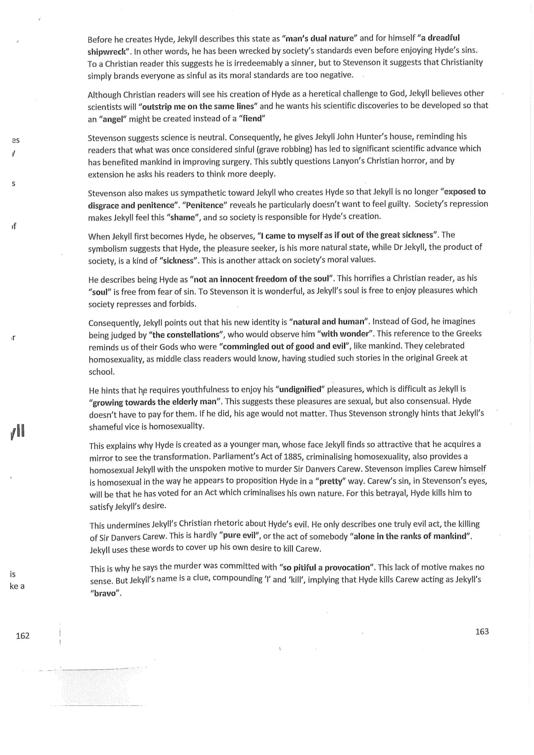 Doctor Jekyll and the Duality
of Man
Read the following extract from Chapter 10 and then answer the question that follows.
Extract
Instantly