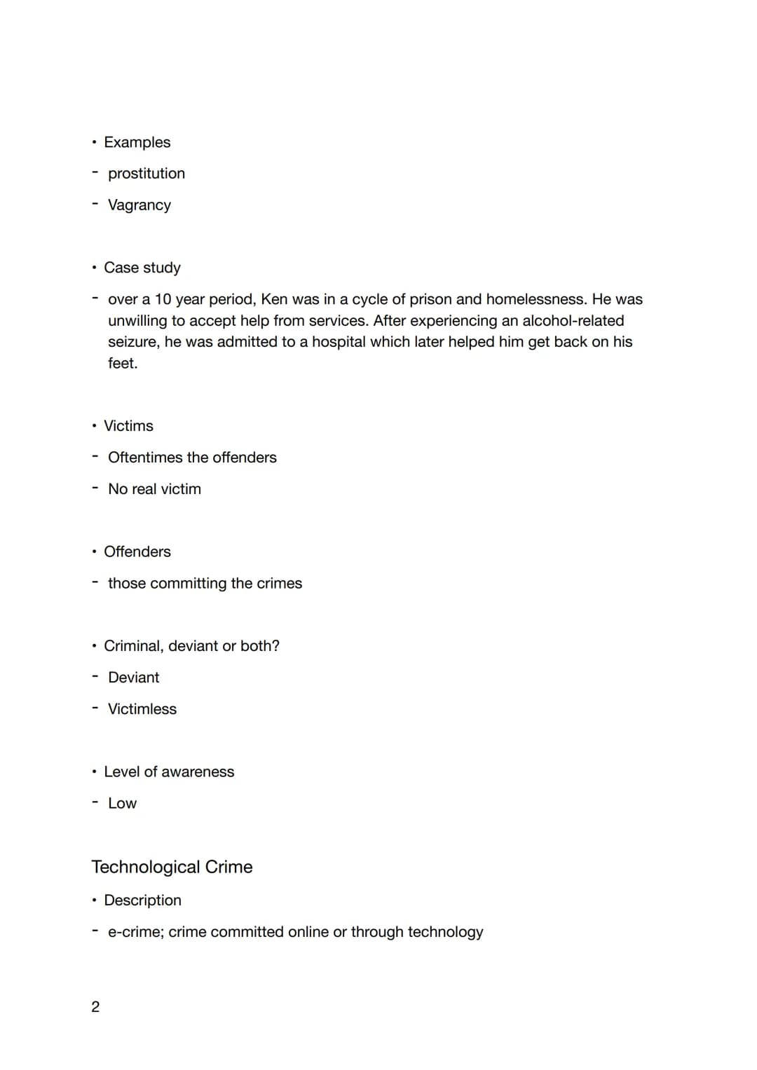 Wednesday, 21 September 2022
Types of Crime
White Collar Crime
• Definition
White collar crime is crime committed by upper class or well-res