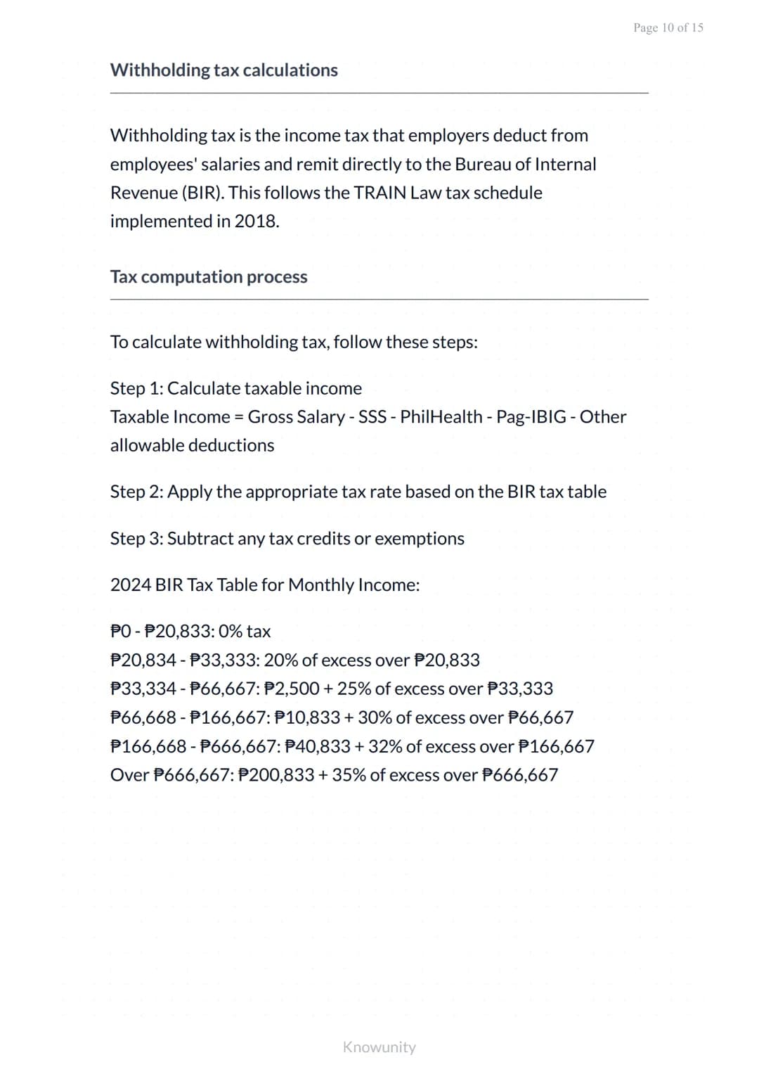 # Payroll Deductions: SSS, PhilHealth, Pag-IBIG, and Withholding Tax

Understanding mandatory payroll deductions in
the Philippines

What yo
