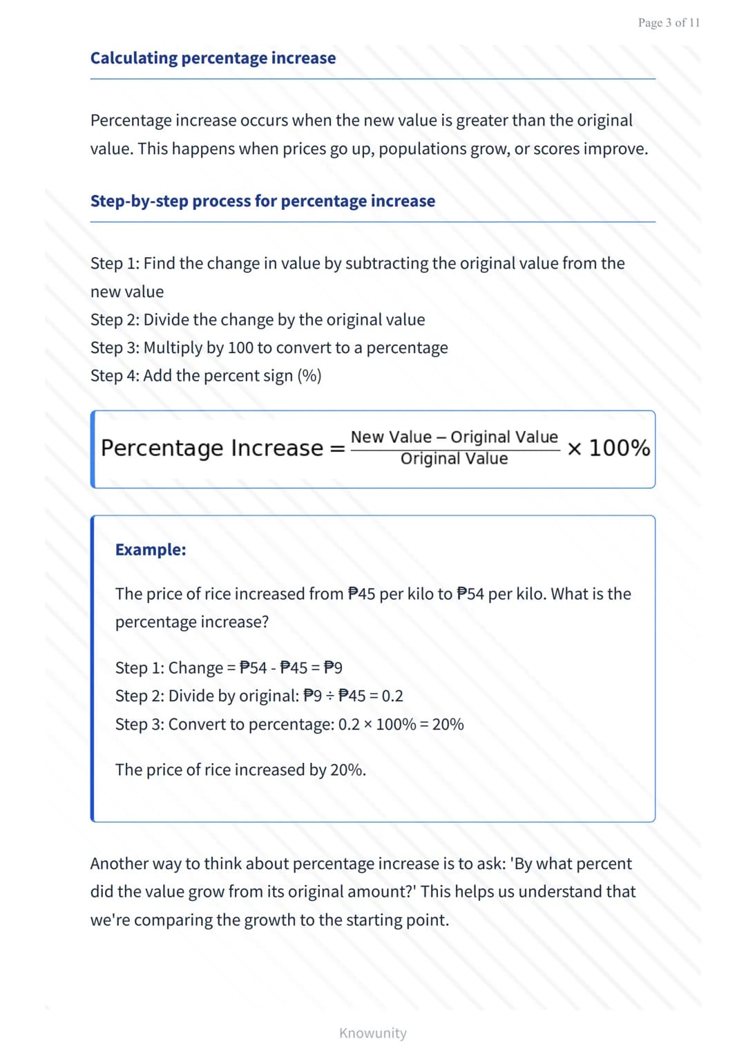 # Percentage increase and decrease in real-life scenarios

Learn to calculate and apply percentage changes in everyday situations

# What yo