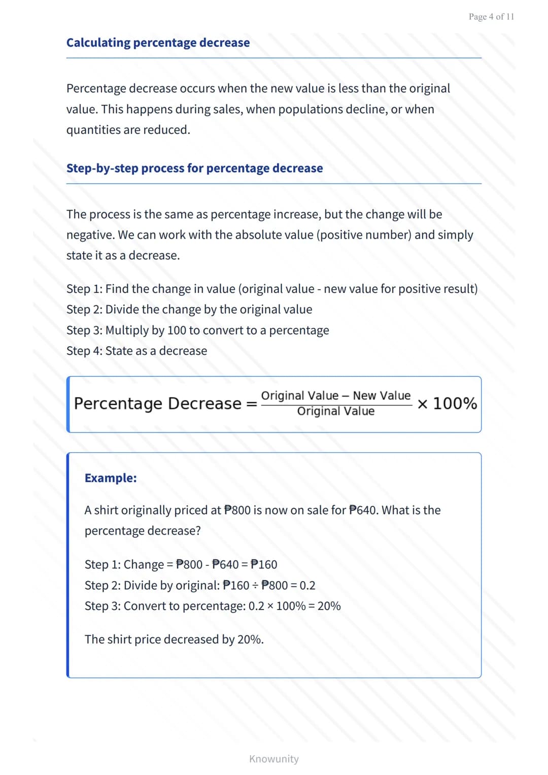 # Percentage increase and decrease in real-life scenarios

Learn to calculate and apply percentage changes in everyday situations

# What yo