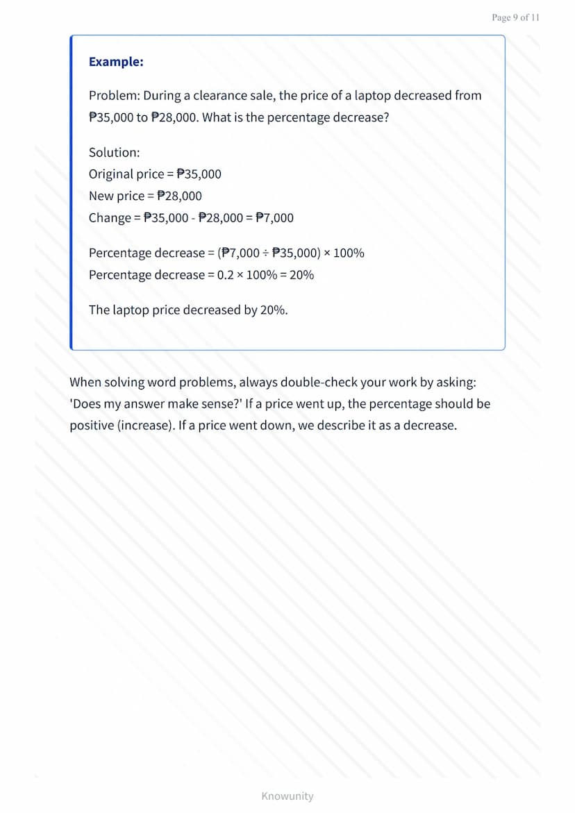 # Percentage increase and decrease in real-life scenarios

Learn to calculate and apply percentage changes in everyday situations

# What yo