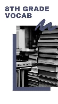 Know 8th Grade Vocab Words thumbnail