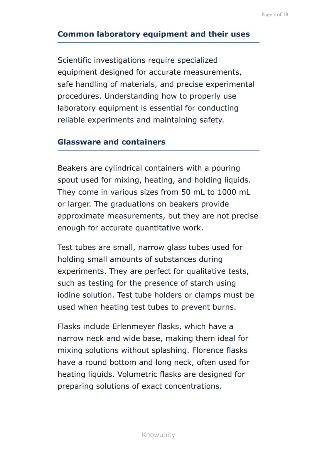 Laboratory safety and equipment for scientific
inquiry
Essential safety rules and equipment
use for Grade 7 science labs
What you will learn