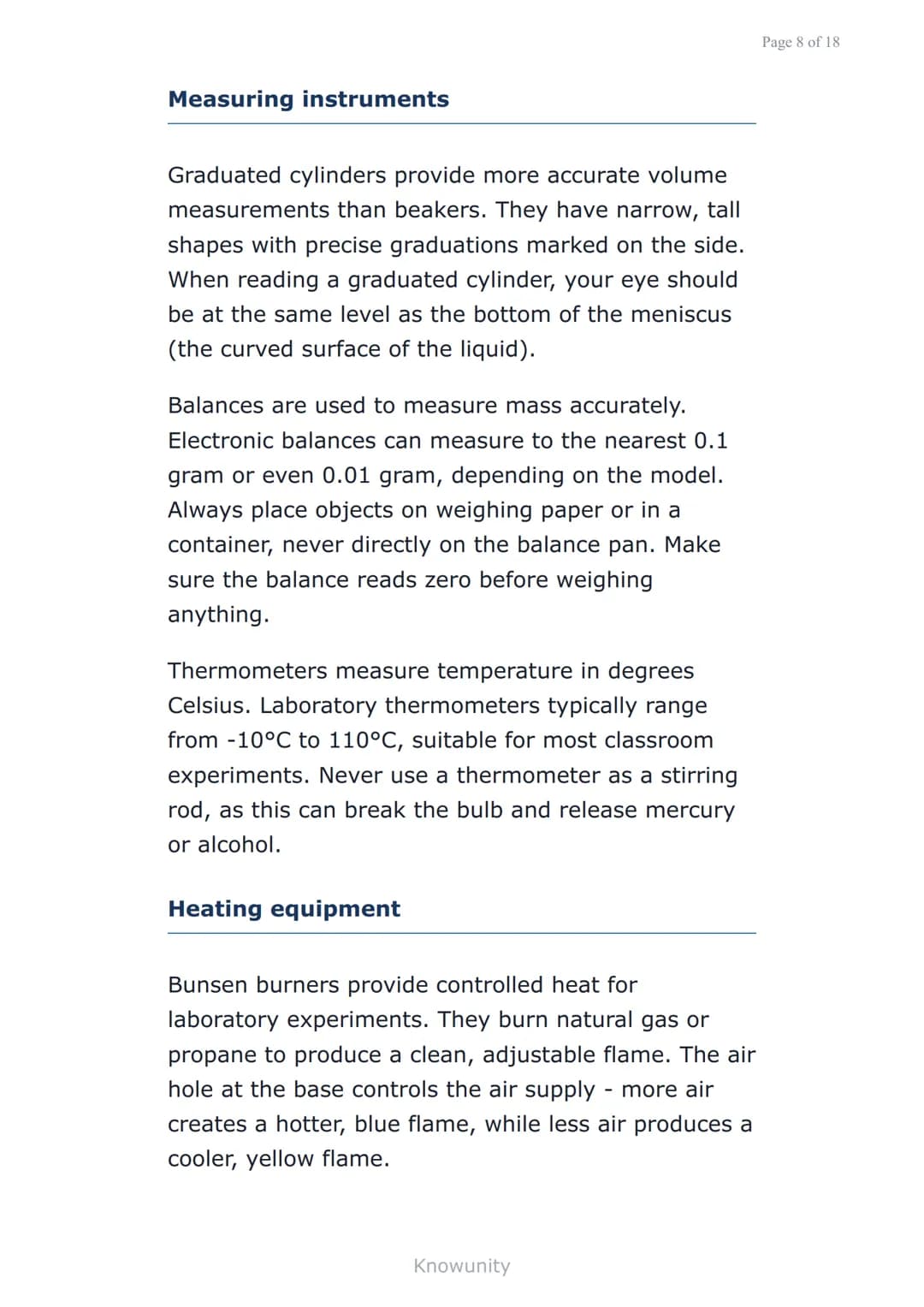 Laboratory safety and equipment for scientific
inquiry
Essential safety rules and equipment
use for Grade 7 science labs
What you will learn