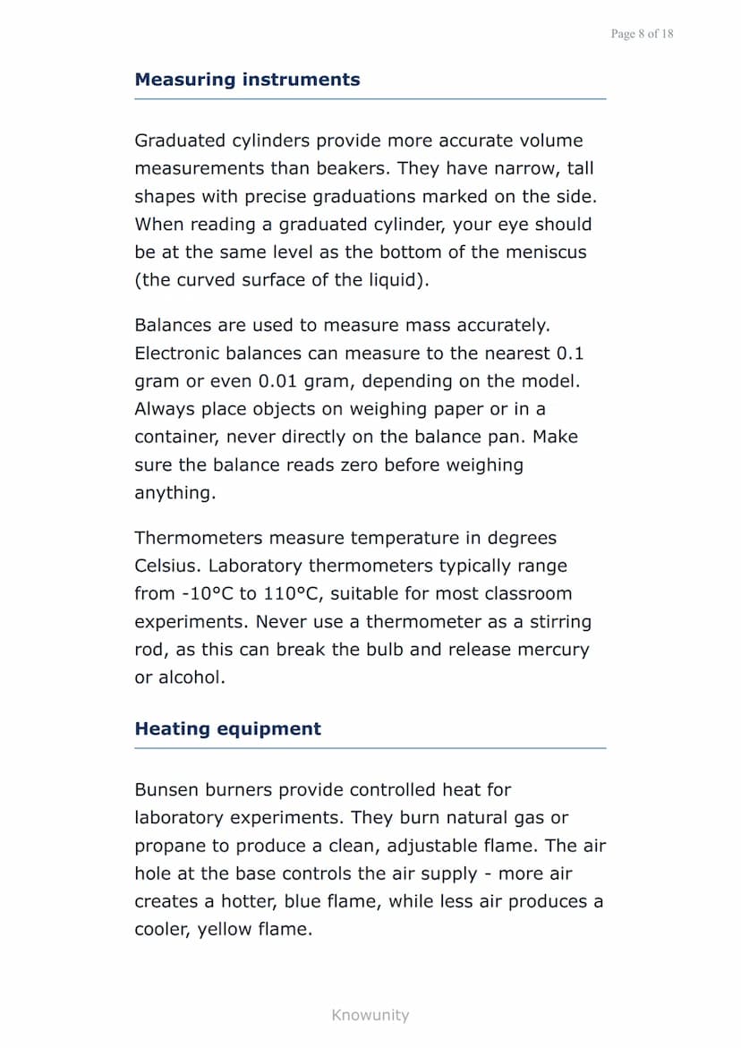 Laboratory safety and equipment for scientific
inquiry
Essential safety rules and equipment
use for Grade 7 science labs
What you will learn